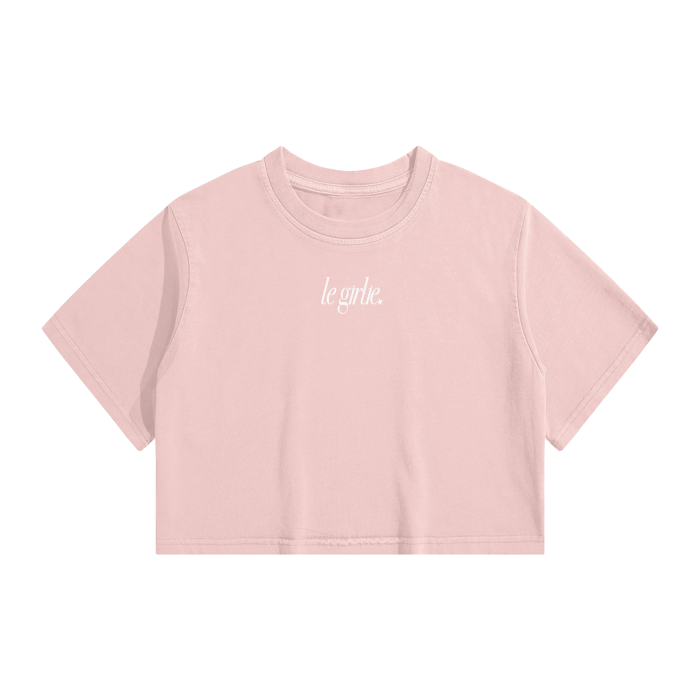le girlie crop top