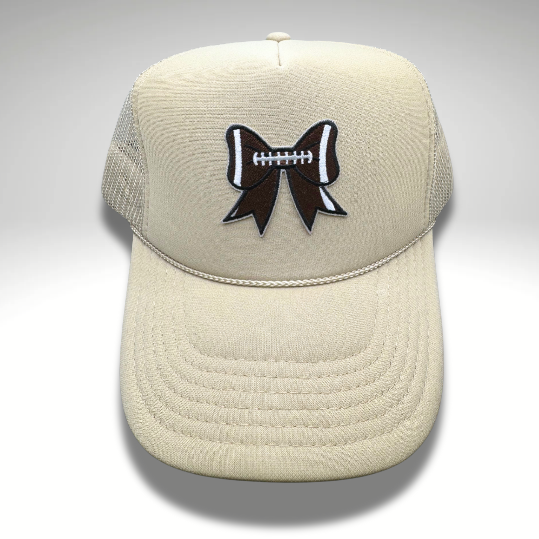 Cutesy Football Trucker Hat