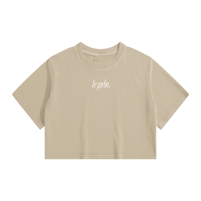 le girlie crop top