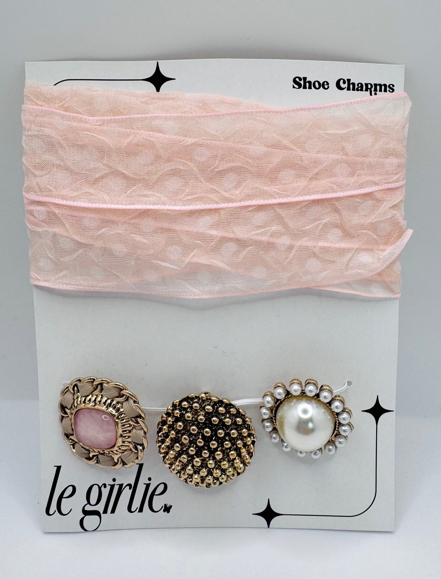 Vintage Pink Charm Set