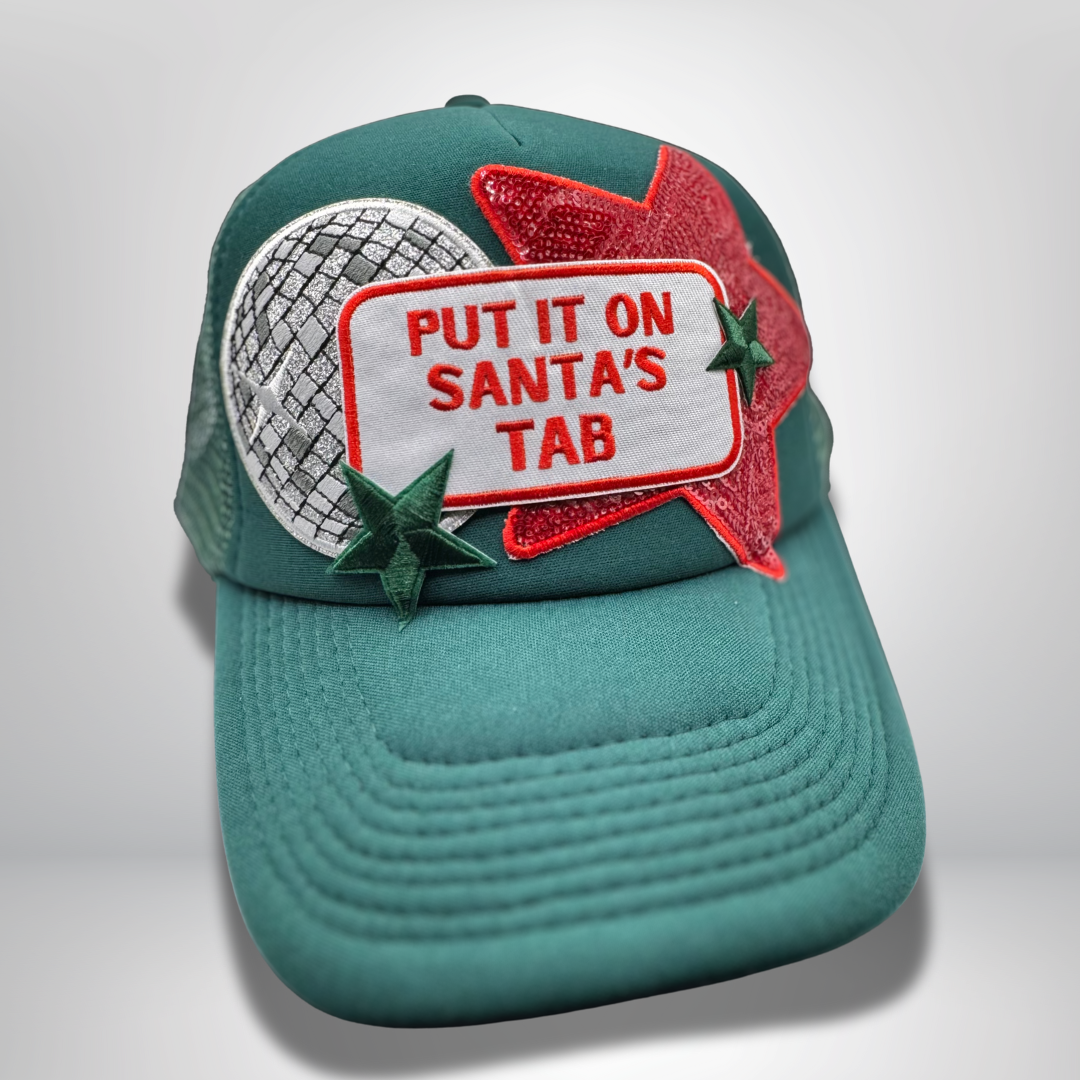 Put it on Santa's Tab Patched Trucker Hat