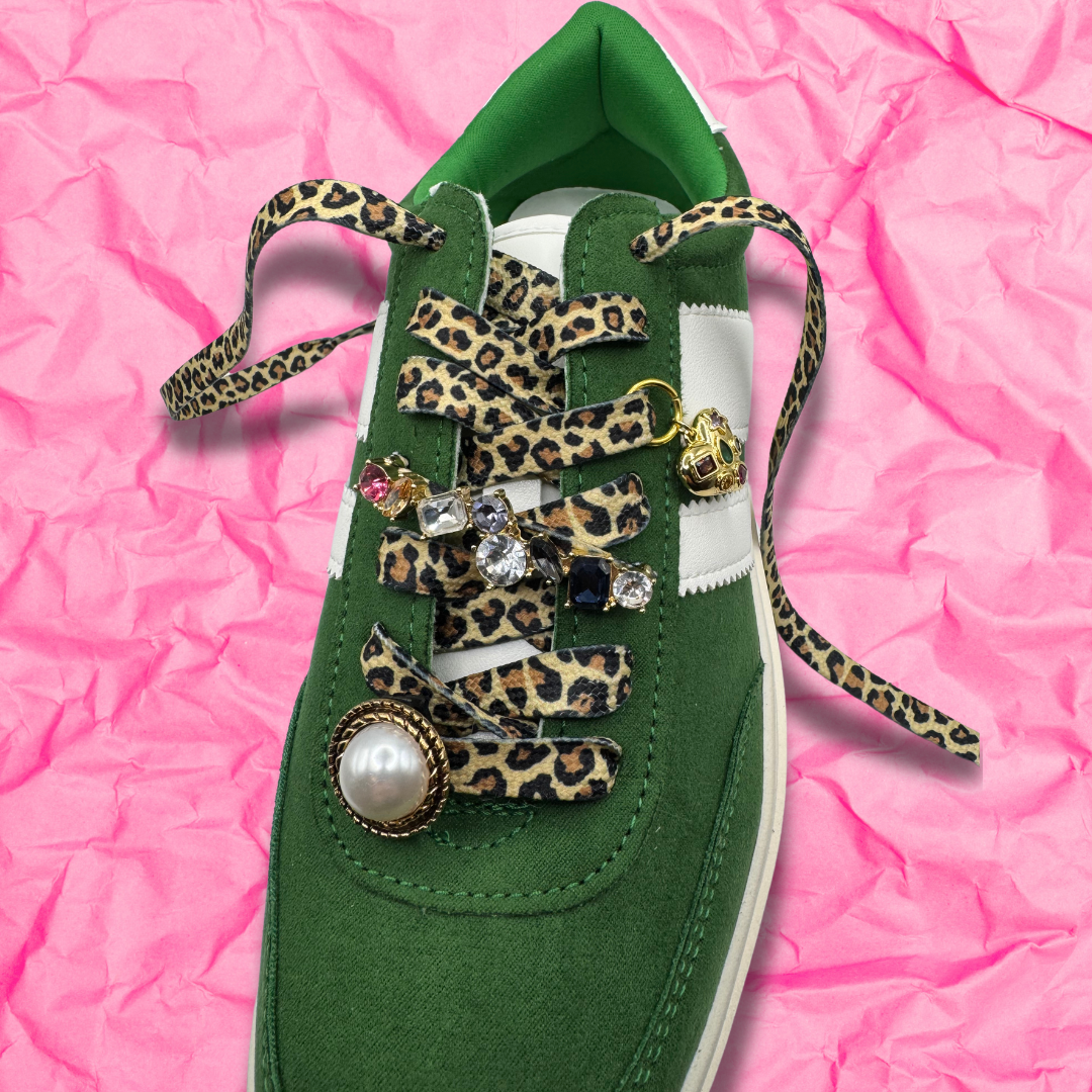 Cheetah Girlie Shoelaces