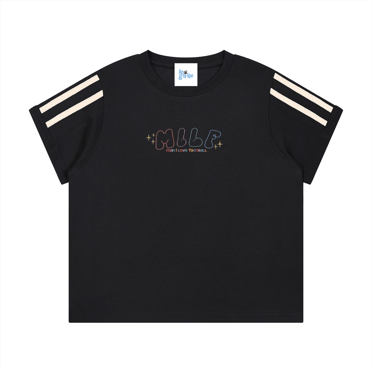 Women's MILF Varsity Stripe T-Shirt