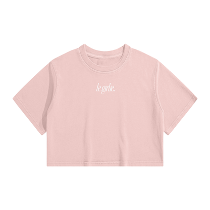 le girlie crop top