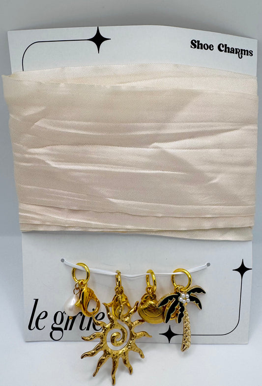 Paradise Shoe Charm Set