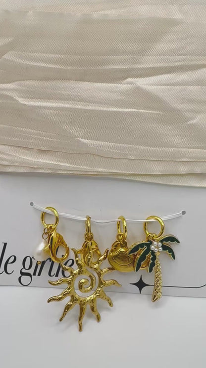 Paradise Shoe Charm Set