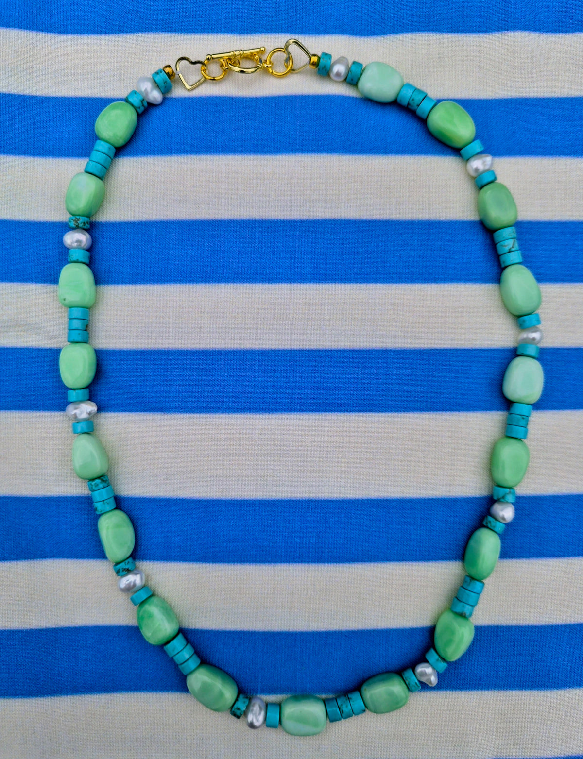 Minted Beaded Necklace