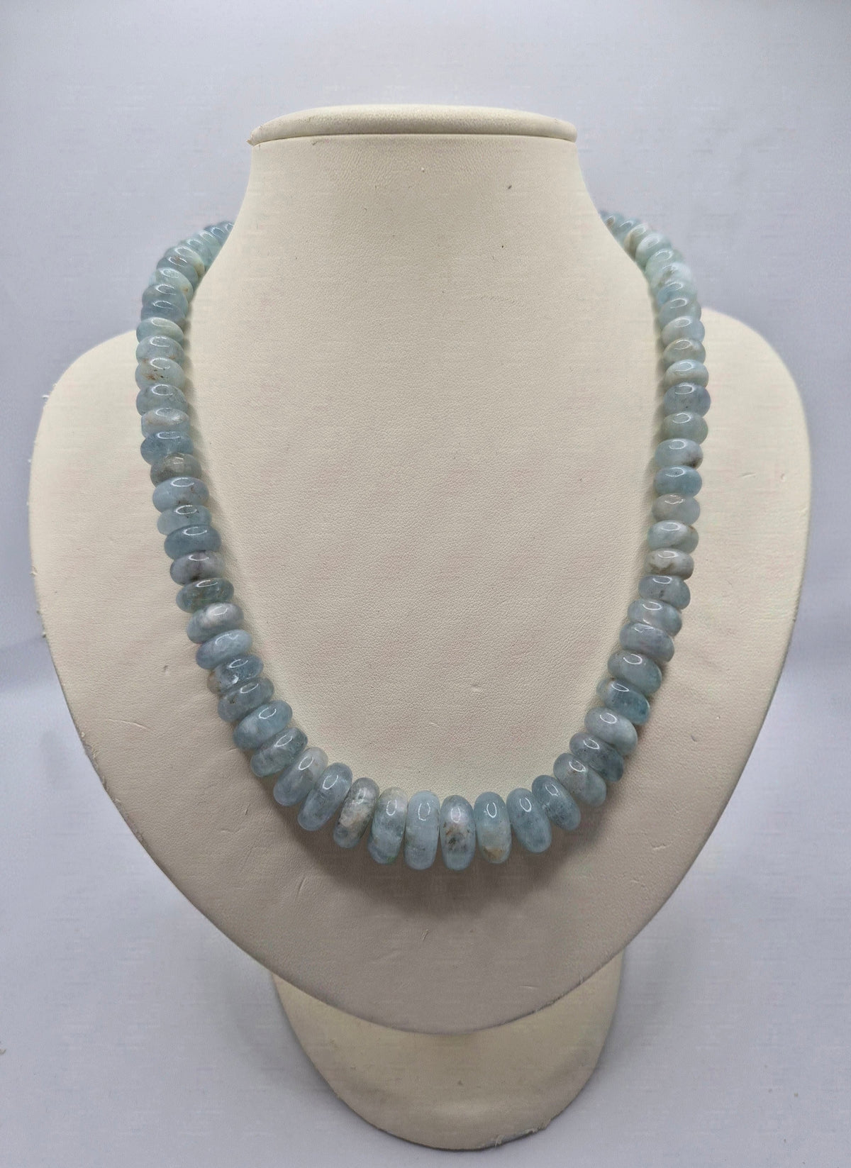 Aquamarine Beaded Necklace