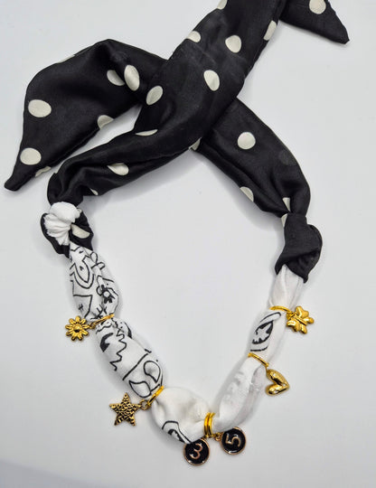 Custom Fabric Charm Necklace